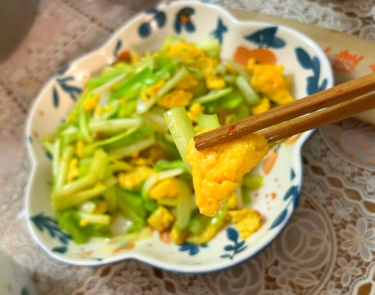 虾油韭黄炒鸡蛋的做法