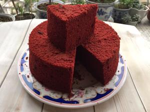 8寸红丝绒蛋糕的做法 步骤15