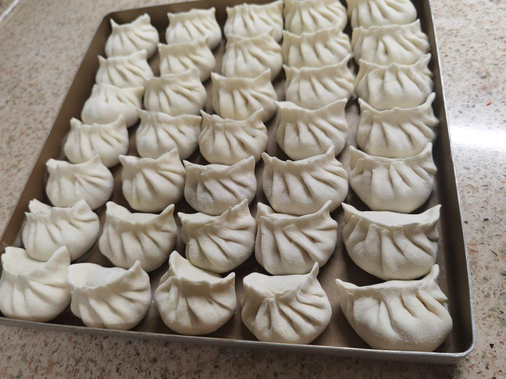 yang妈妈做的白萝卜丝肉馅饺子