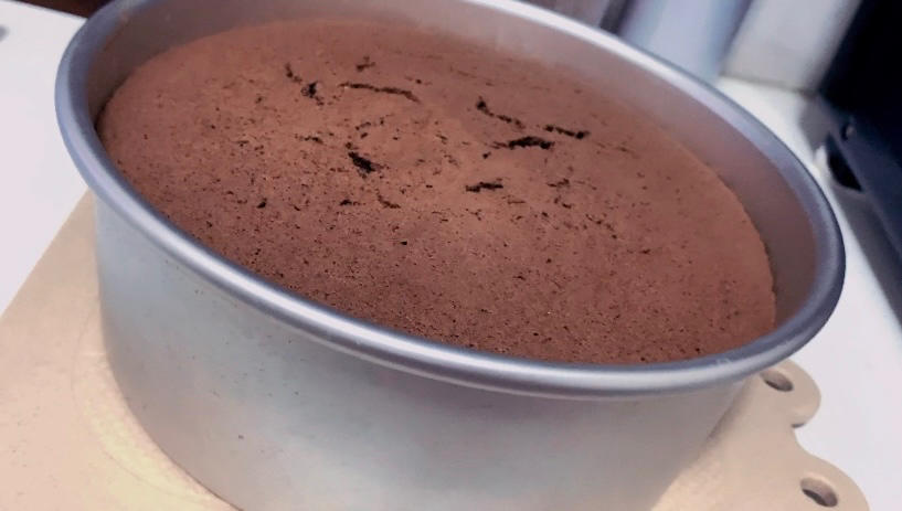 巧克力戚风蛋糕8寸