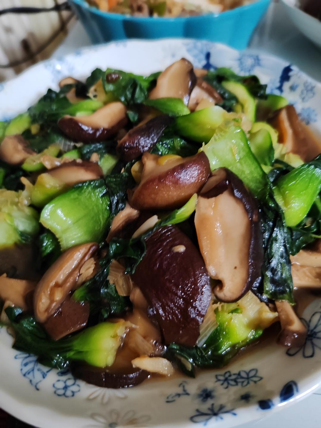 蚝油香菇小油菜
