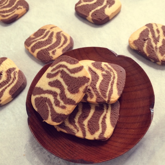 柴瑞敏特做的哥手把手教你做大理石曲奇