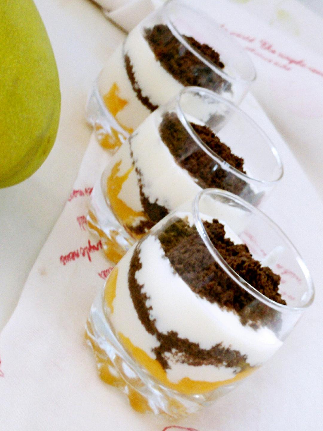 酸奶奥利奥水果盆栽