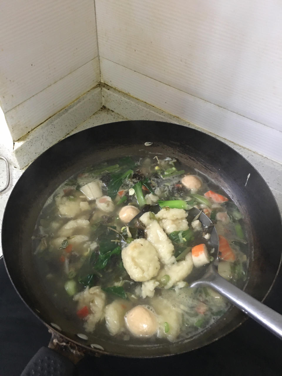 陕西关中民间美食——饥捞块