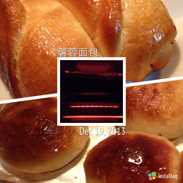 椰蓉豆沙面包