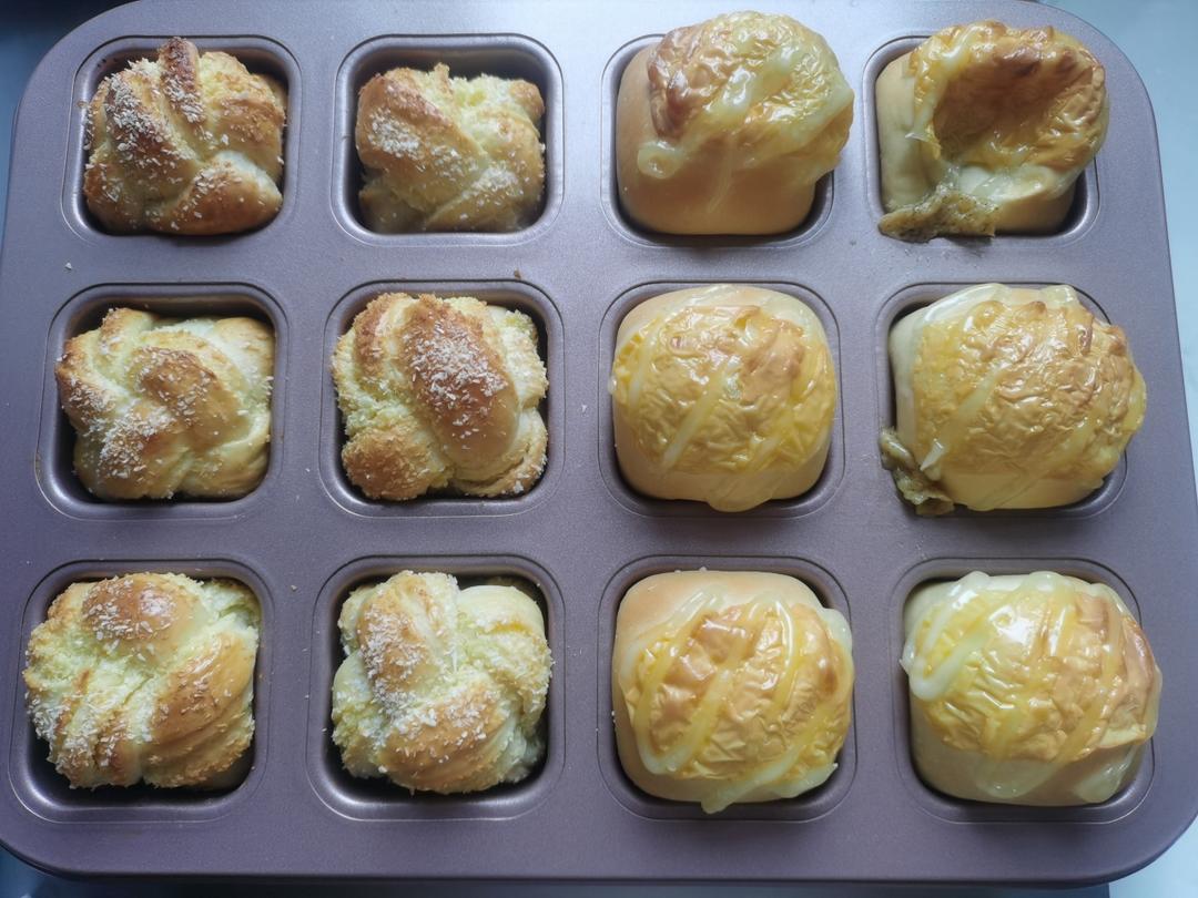 黑椒芝士咸口小吐司🍞/12连模（超方便可冷冻面团）