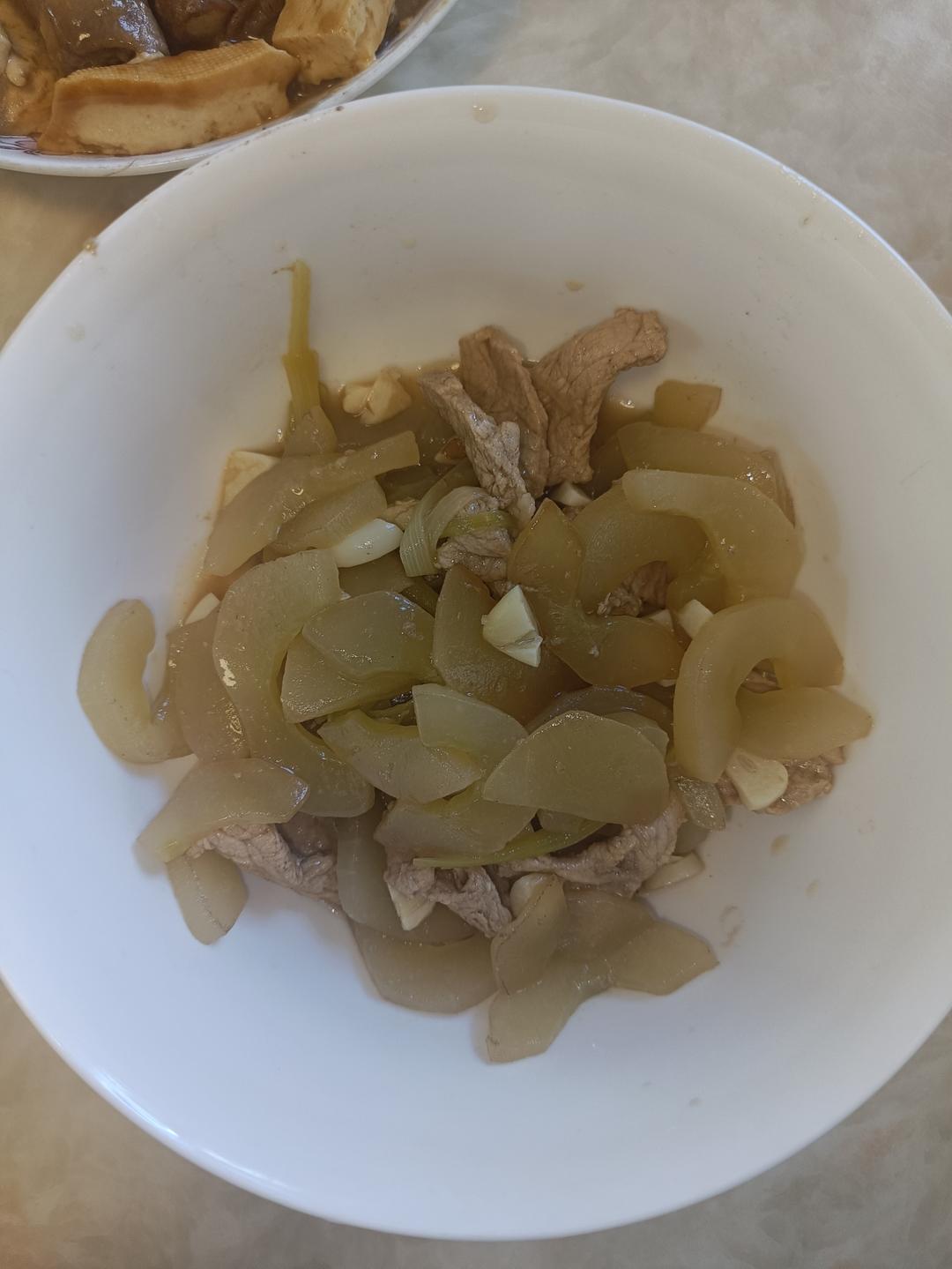 老黄瓜炒肉