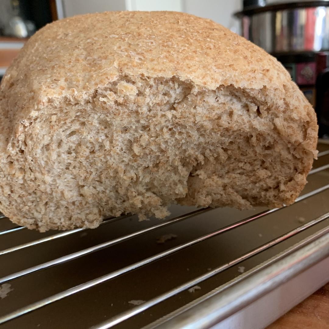 基础全麦吐司（面包机版）丨健康·烘焙