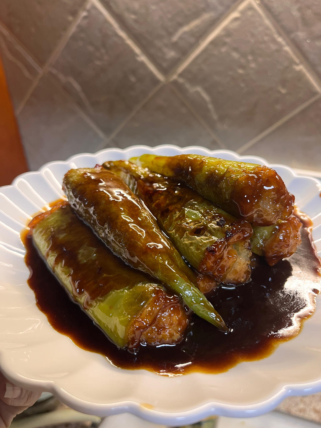 销魂青椒酿肉【超级下饭】