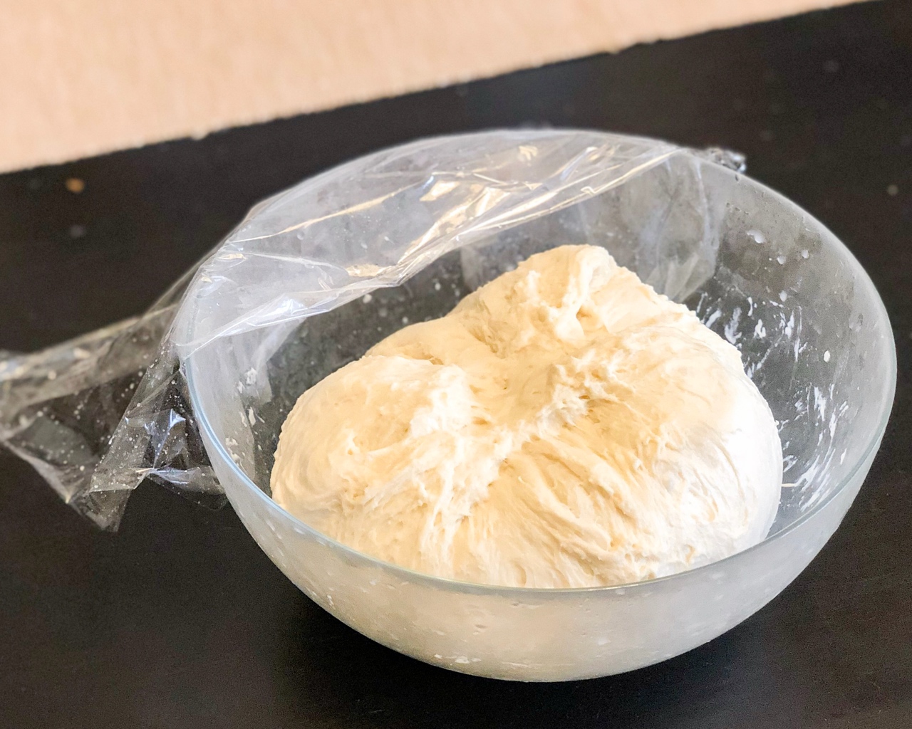基础欧包免揉面团的冷藏发酵的做法 步骤8
