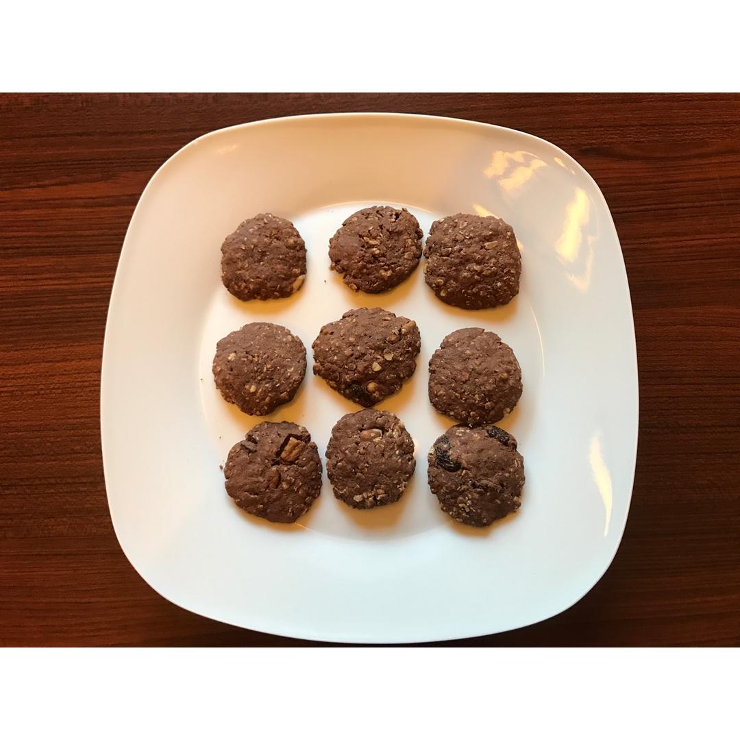【健康零食】燕麦巧克力奇普饼干