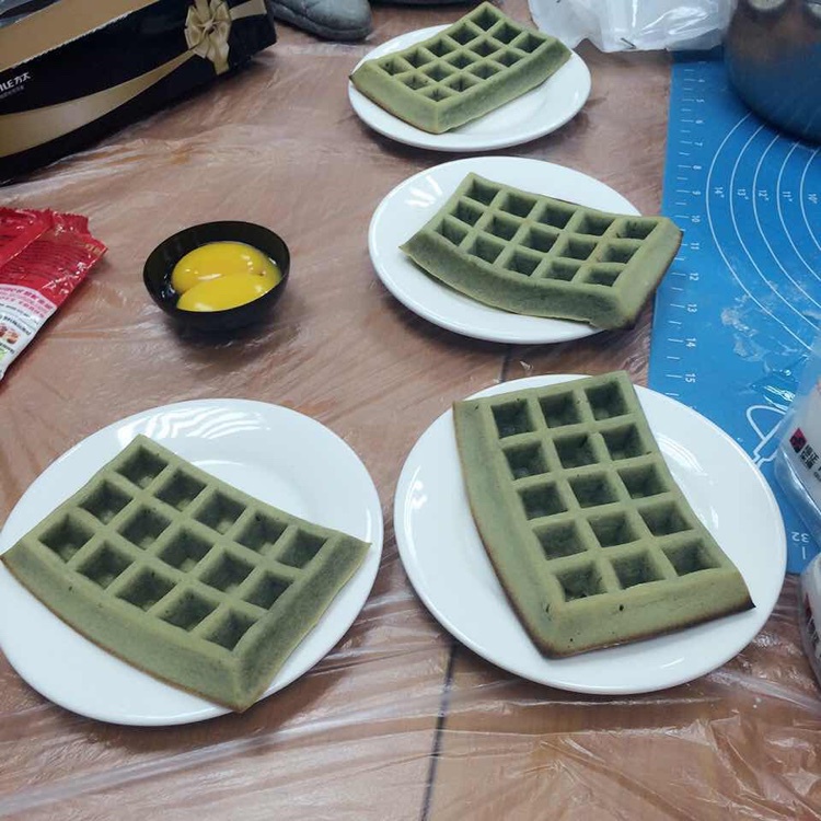 抹茶华夫饼