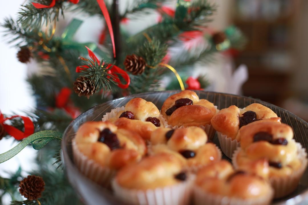 香香软软，层层叠叠的红糖小面包