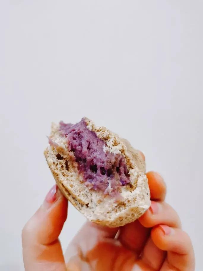 中种芋泥红豆软面包（多图详解手揉面团）