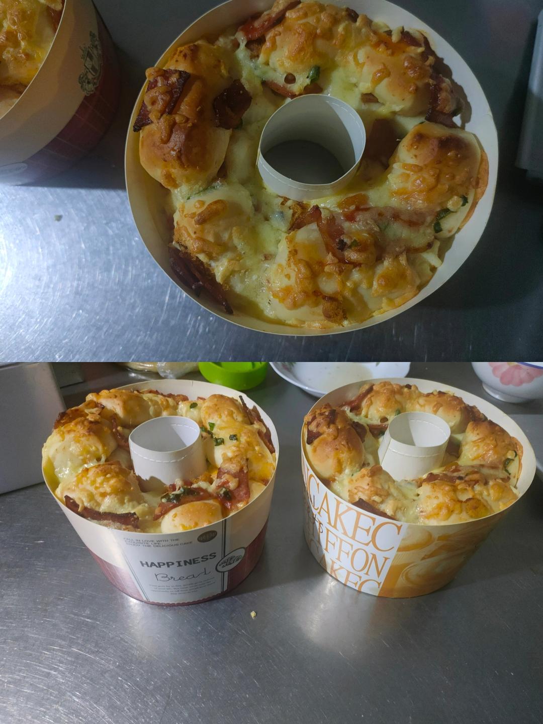 肉松沙拉面包(太好吃了，忍不住推荐)