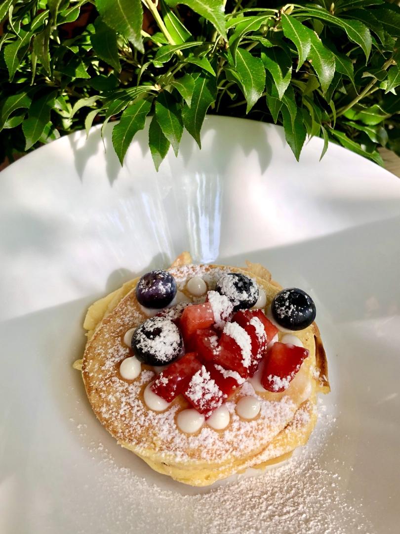 舒芙蕾草莓松饼