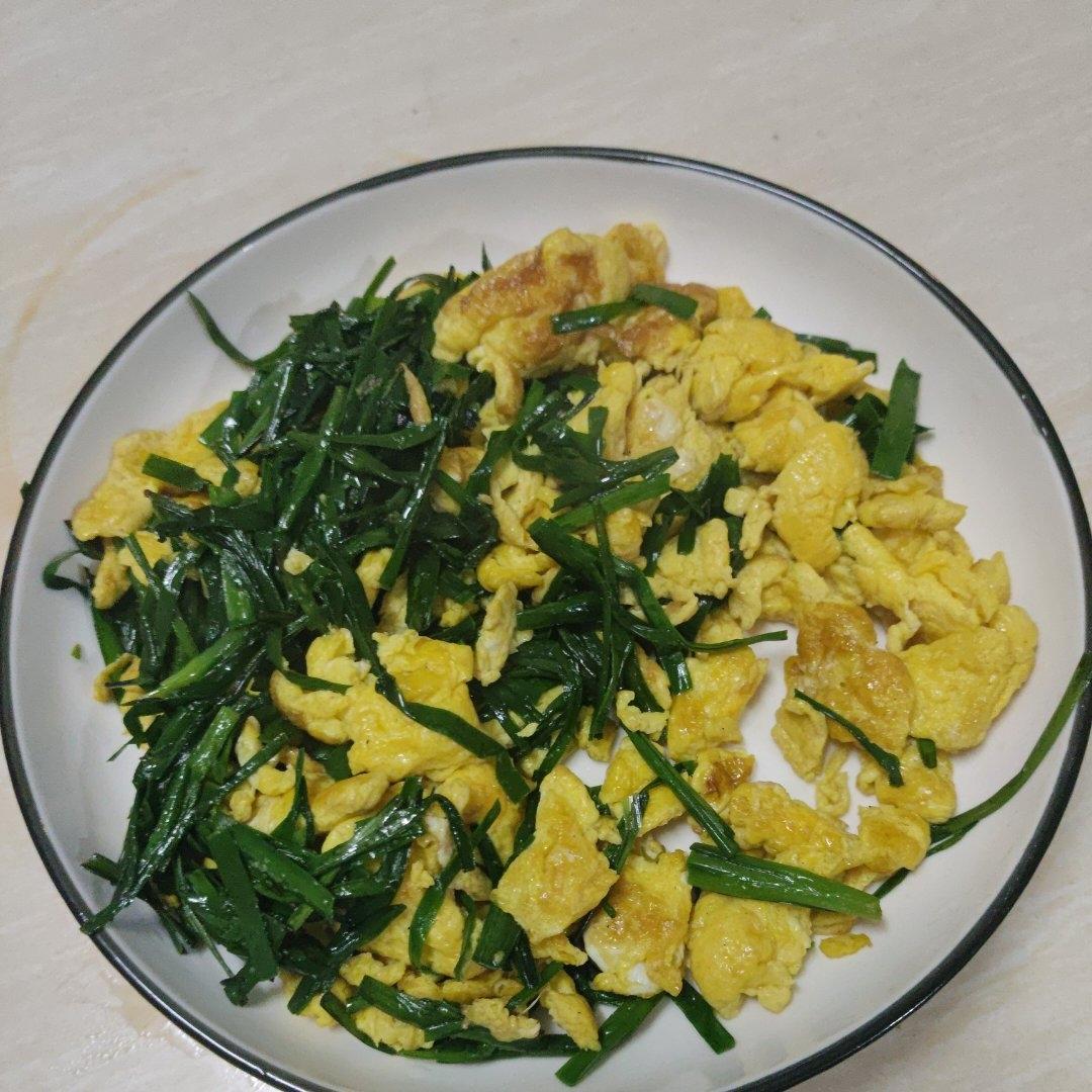 韭菜炒鸡蛋——三分钟快手下饭菜 掌握火候的秘诀