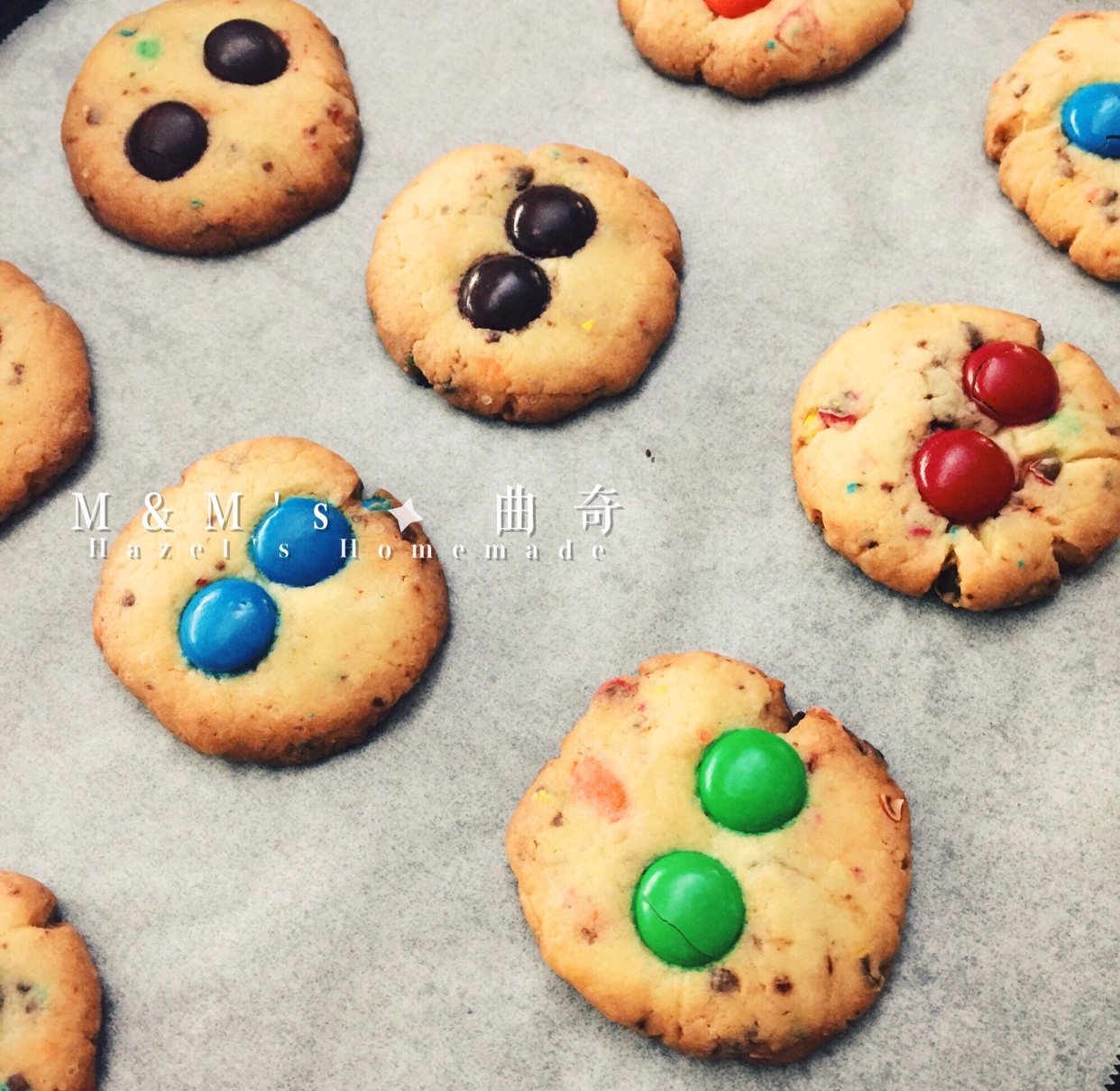 M&M's巧克力彩豆曲奇