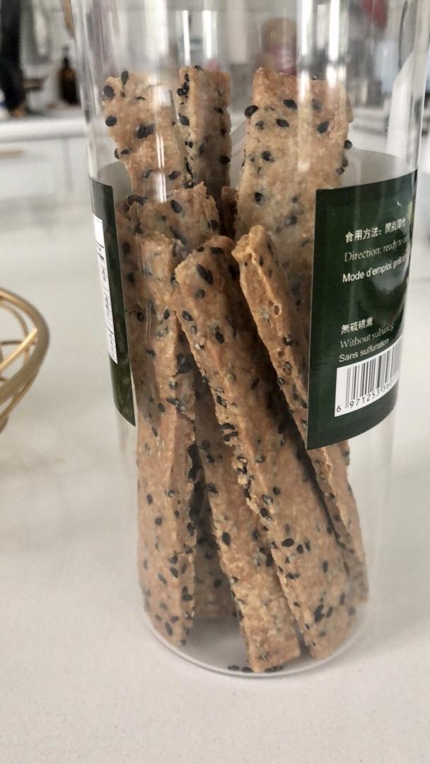 黑芝麻全麦饼干