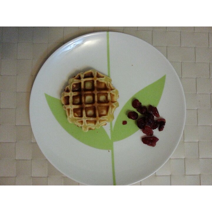 酸奶糯米华夫饼