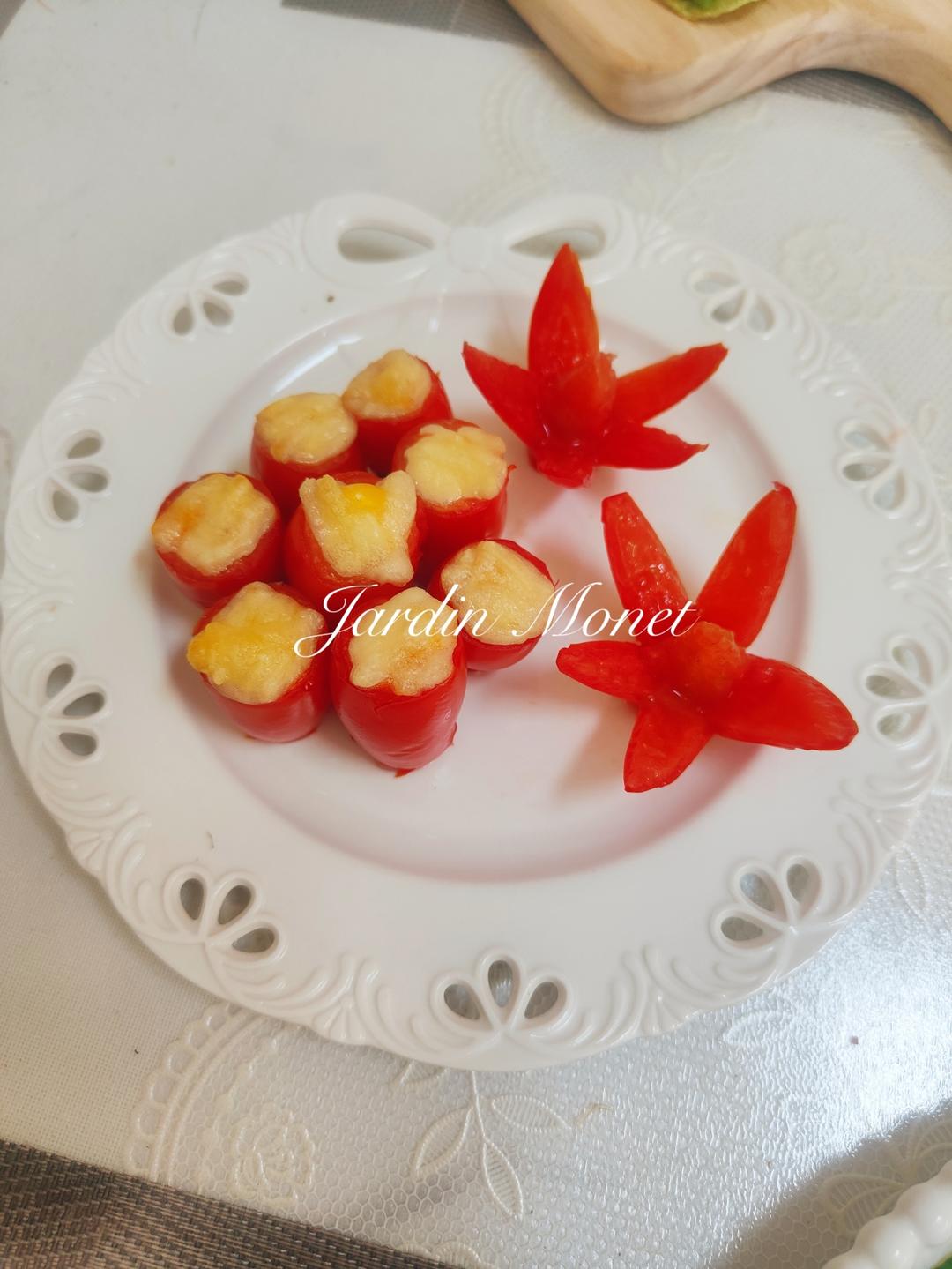 奶酪焗烤圣女果