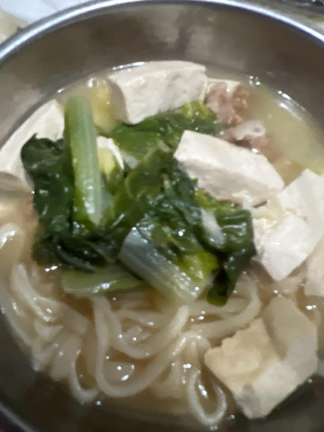 家常快手肉丝菠菜面（回魂面）
