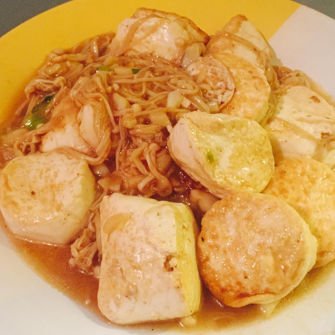 超级下饭菜--金针菇日本豆腐