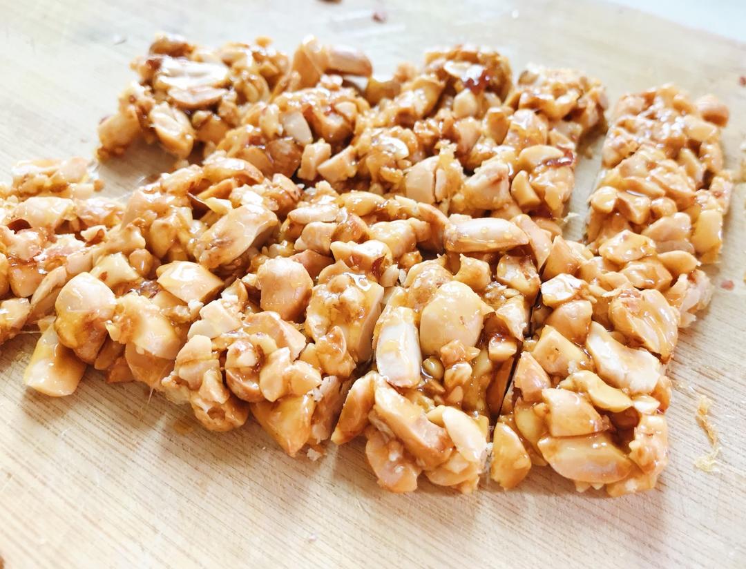 无水无油香脆花生糖