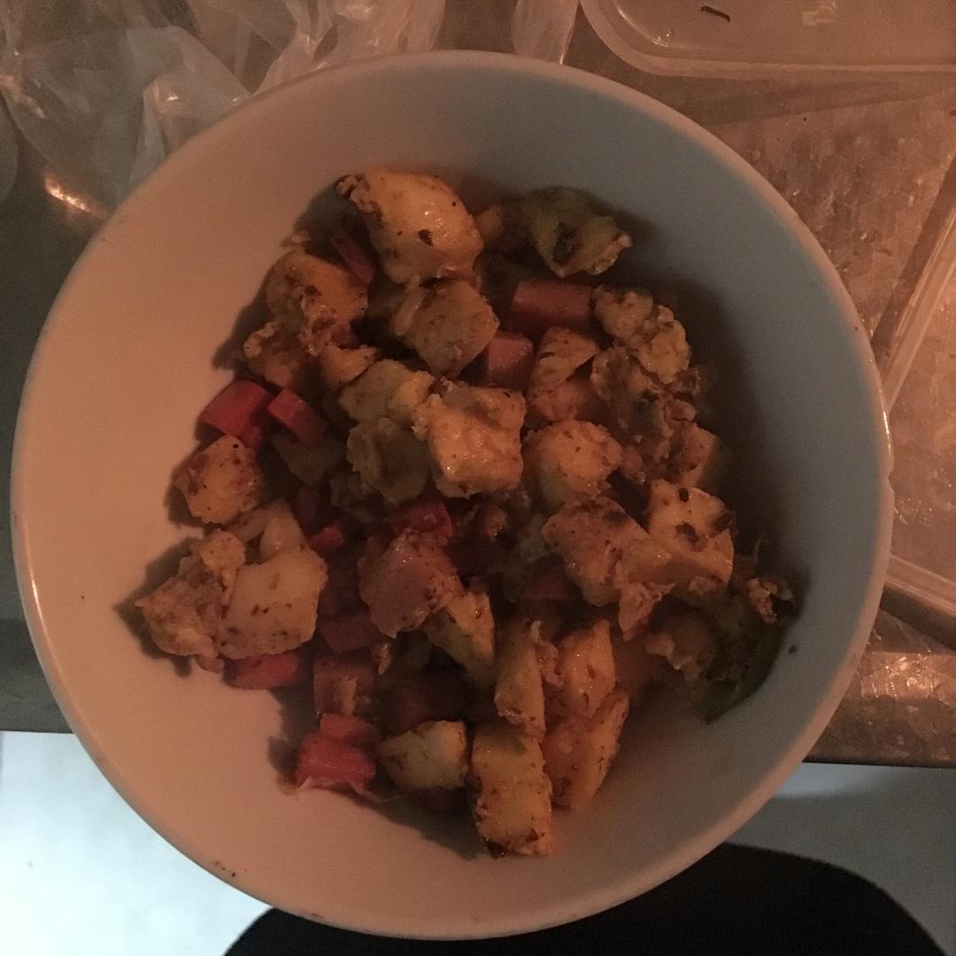 宝宝早餐鸡蛋炒馍