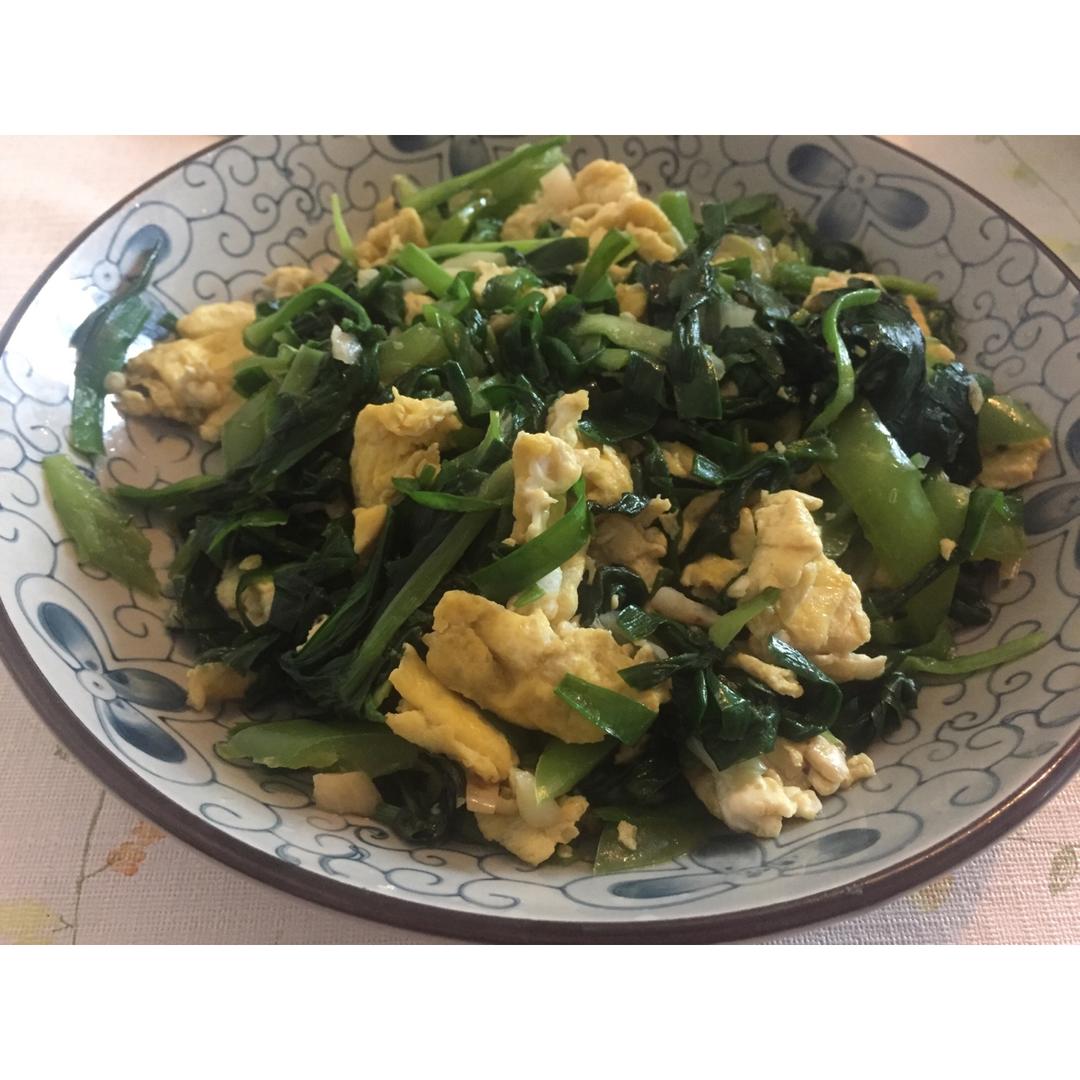 韭菜花炒鸡蛋