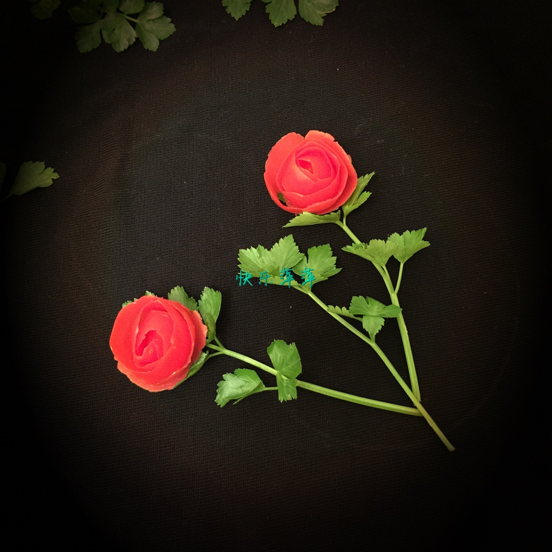 西红柿玫瑰花