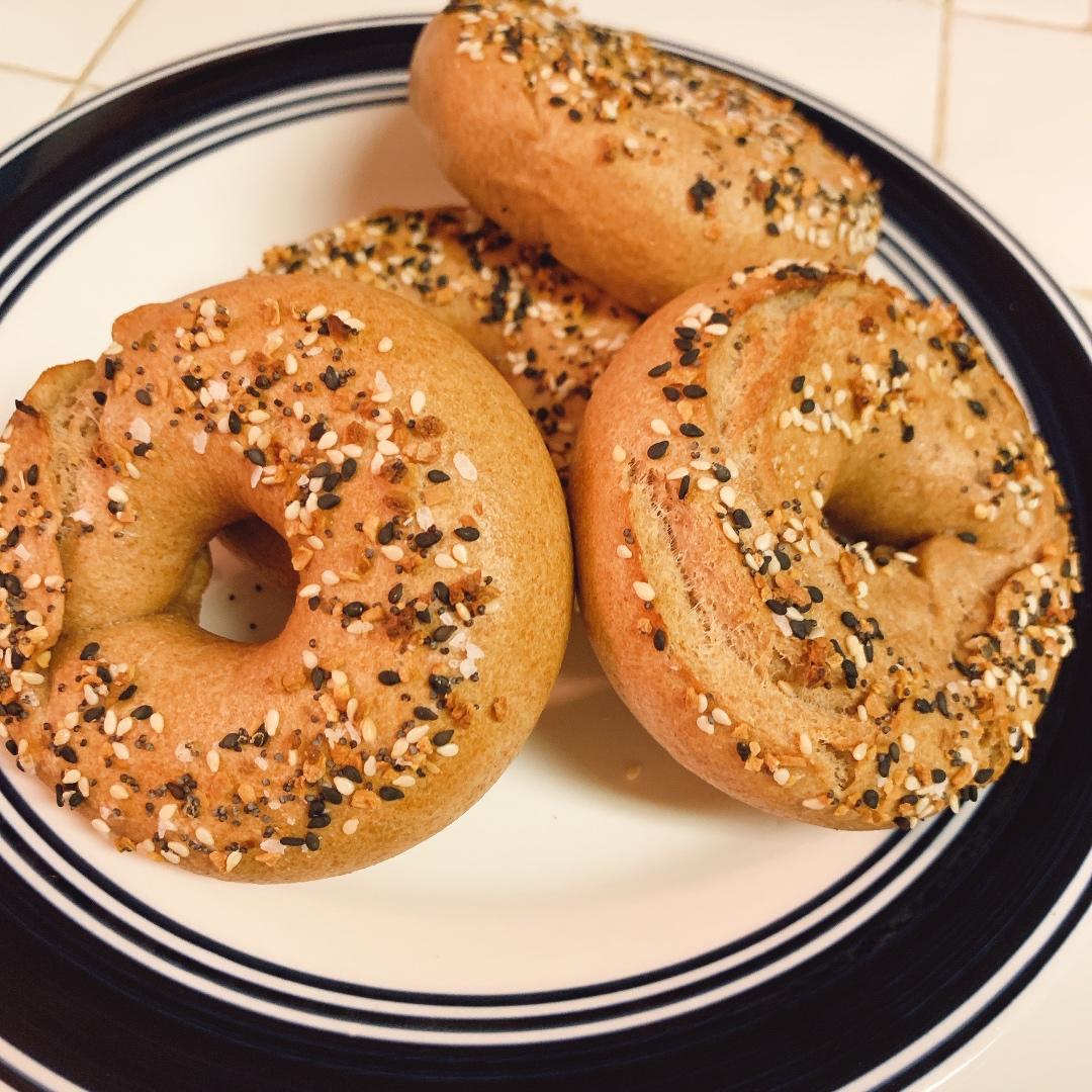 100%全麦贝果 基础纯全麦贝果