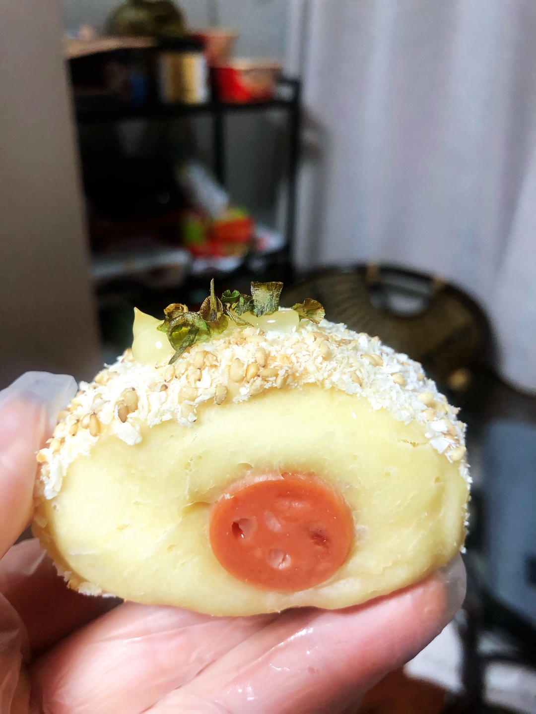 小可爱系列--迷你芝士肠仔包