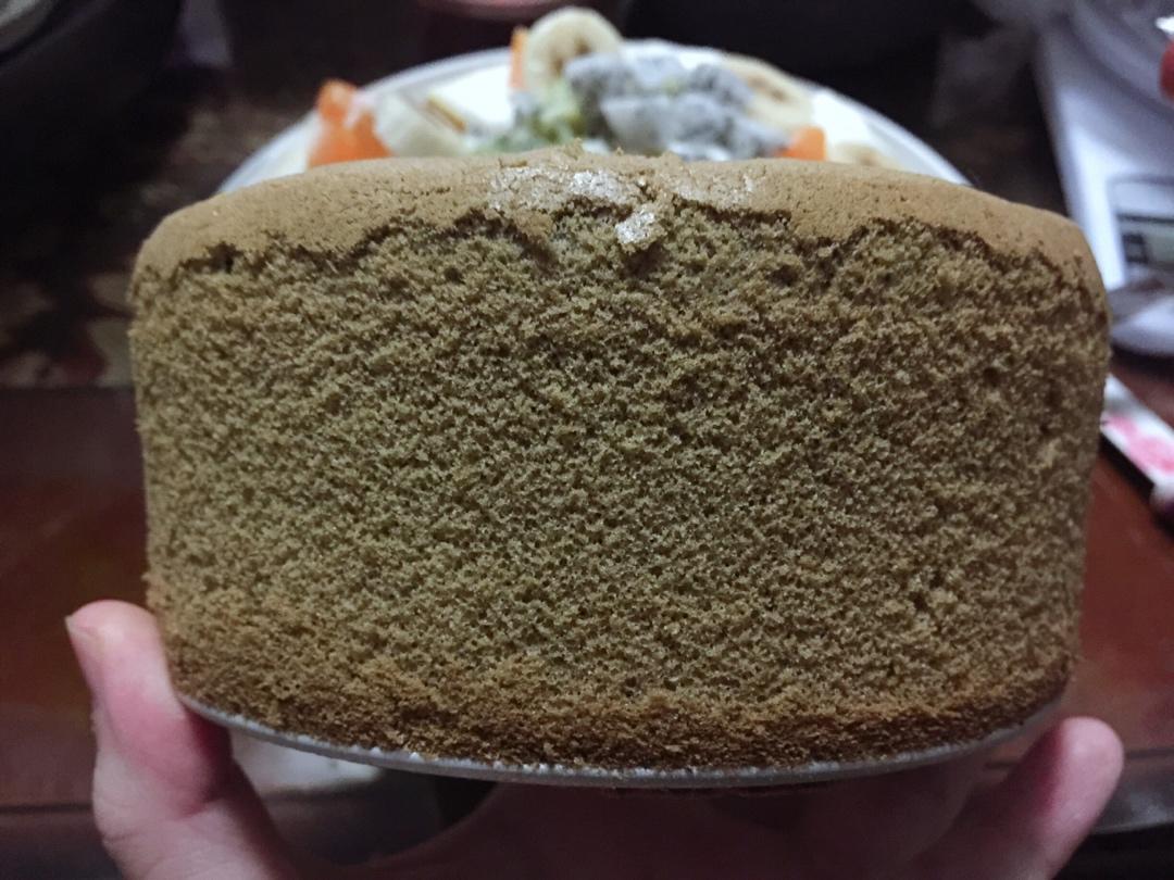 抹茶蛋糕                                     【6寸古早戚风蛋糕胚】