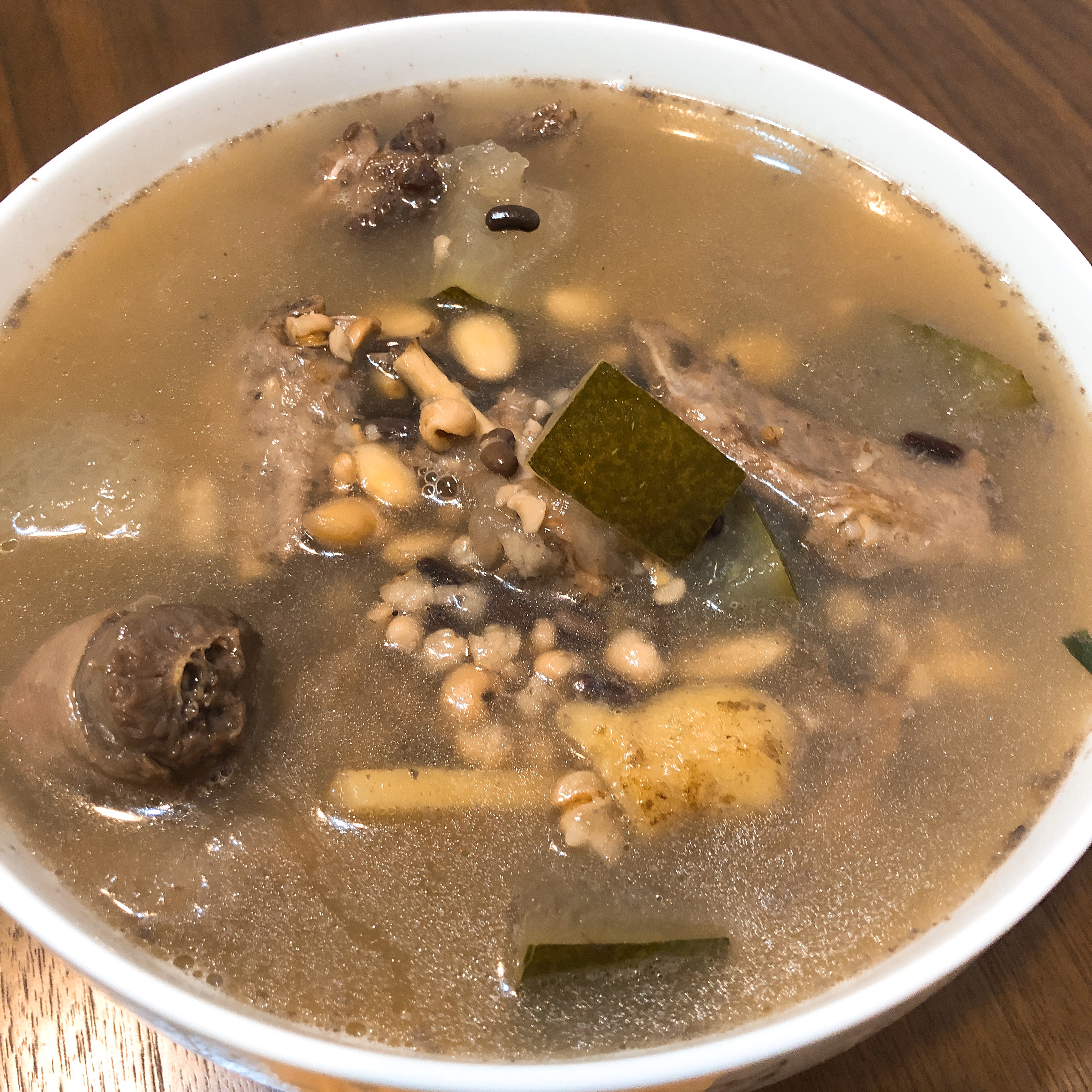 冬瓜荷叶扁豆薏米煲水鸭的做法