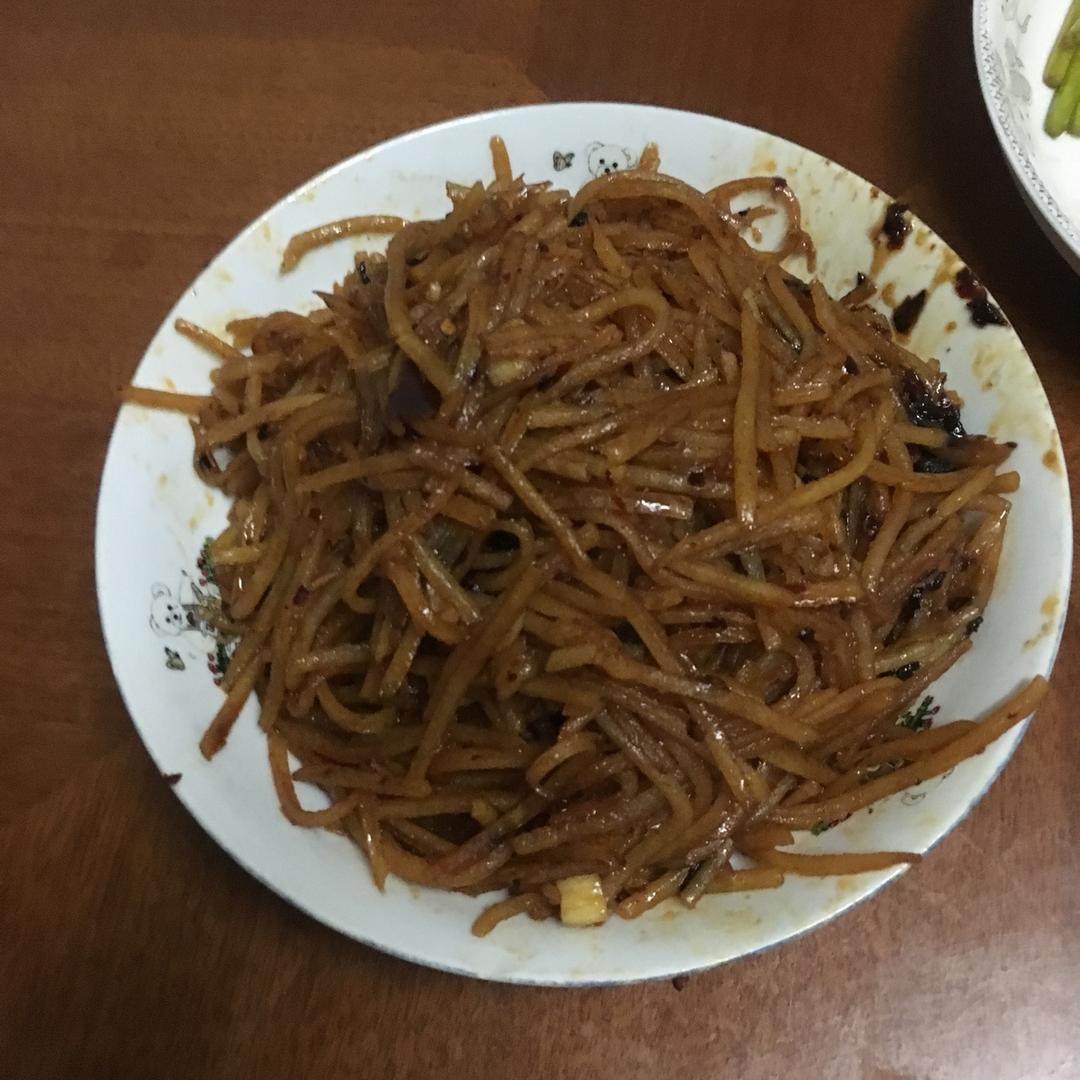 老干妈青椒土豆丝