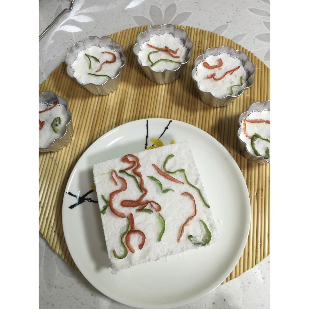 豆沙松糕