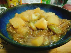 纯东北超下饭茄子土豆炖粉条的做法 步骤6
