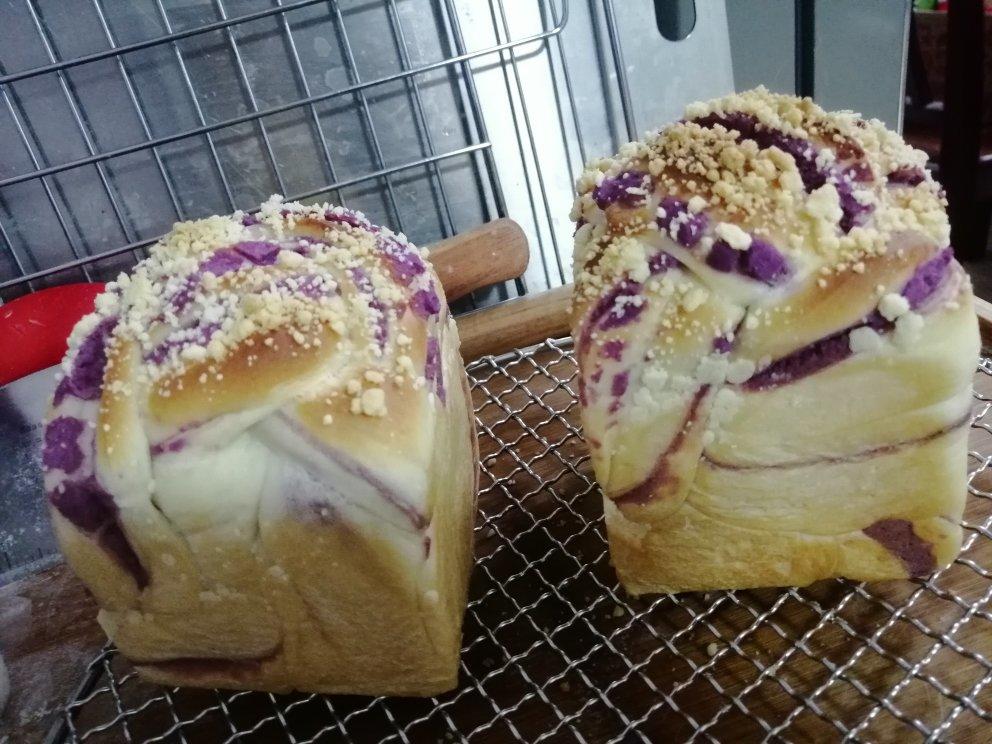 香芋牛奶手撕方包