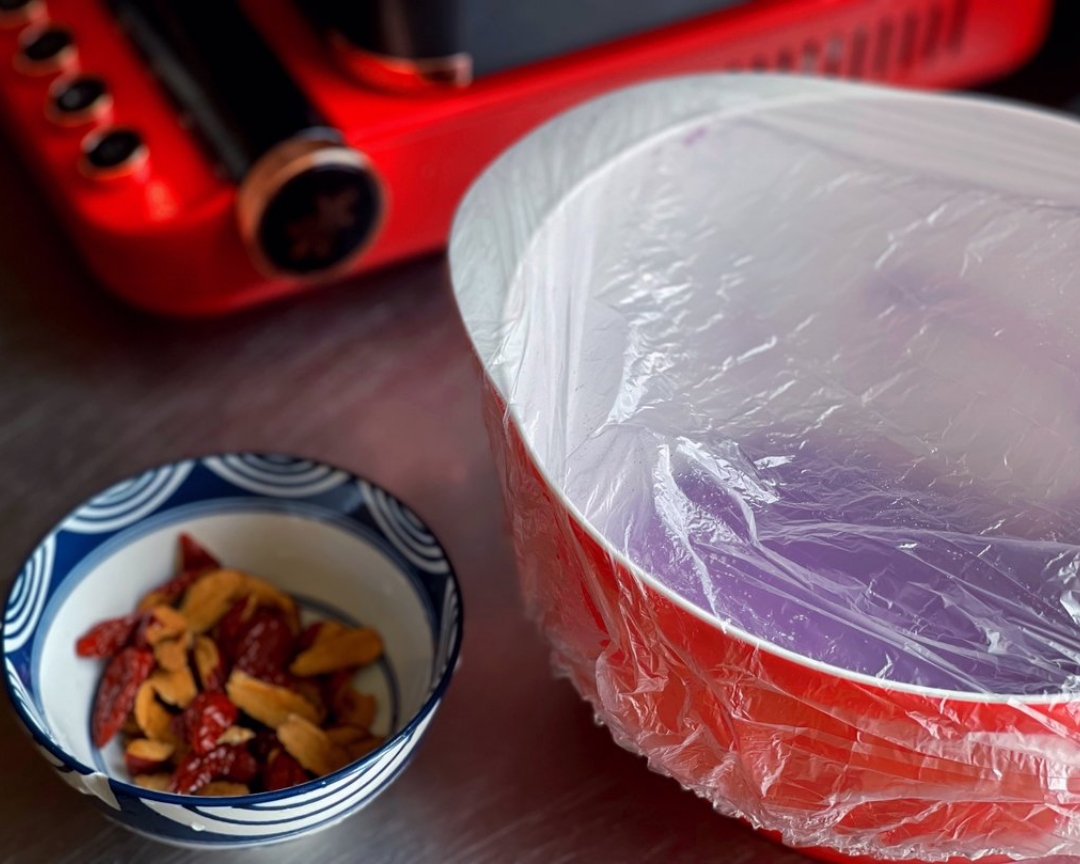 开花紫薯发糕|马克西姆巴斯克多功能锅的做法 步骤4