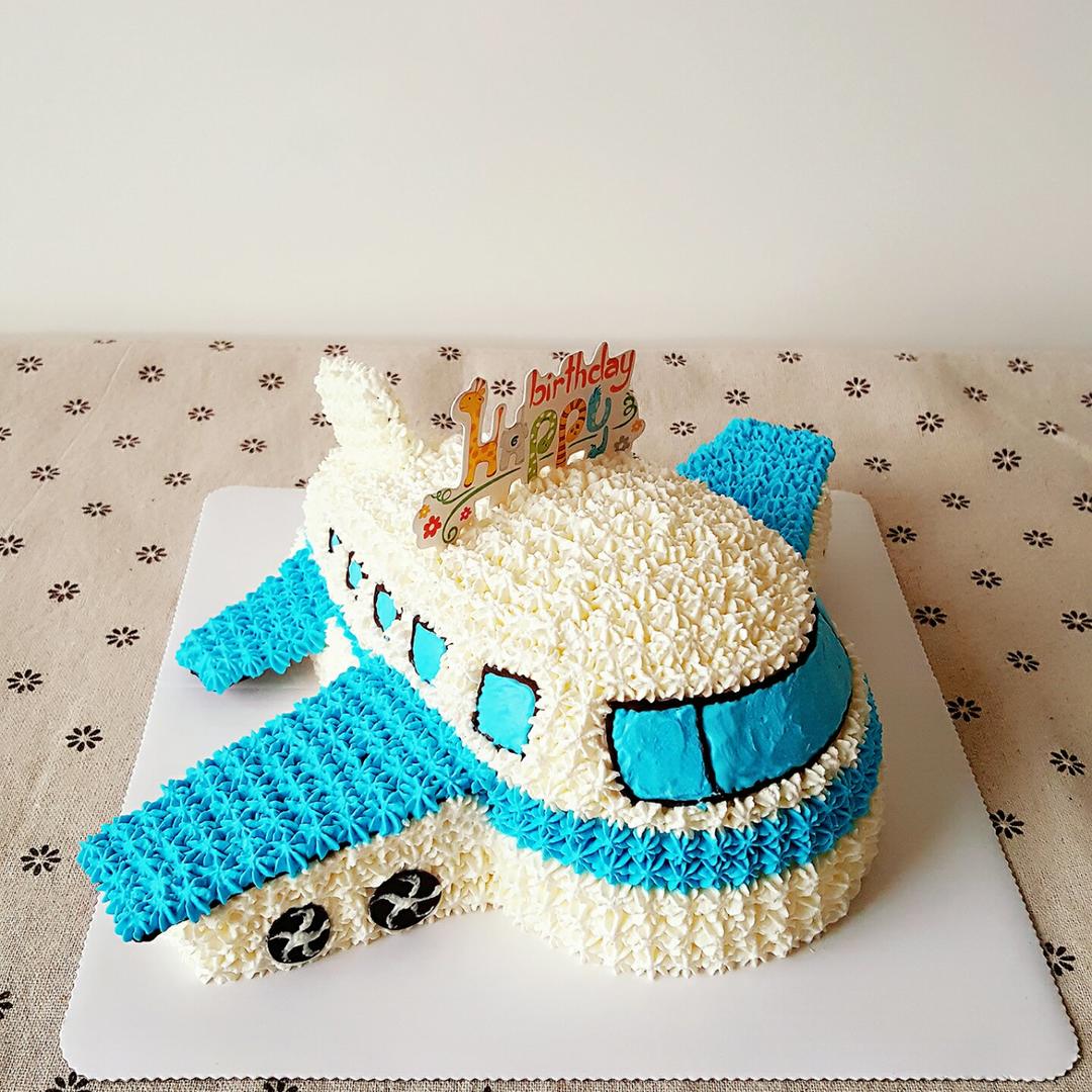 ufo-33-m做的立体小客机蛋糕