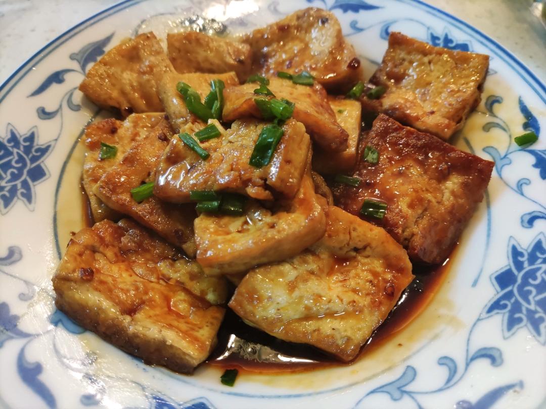 蒜香煎豆腐 炒鸡无敌美味