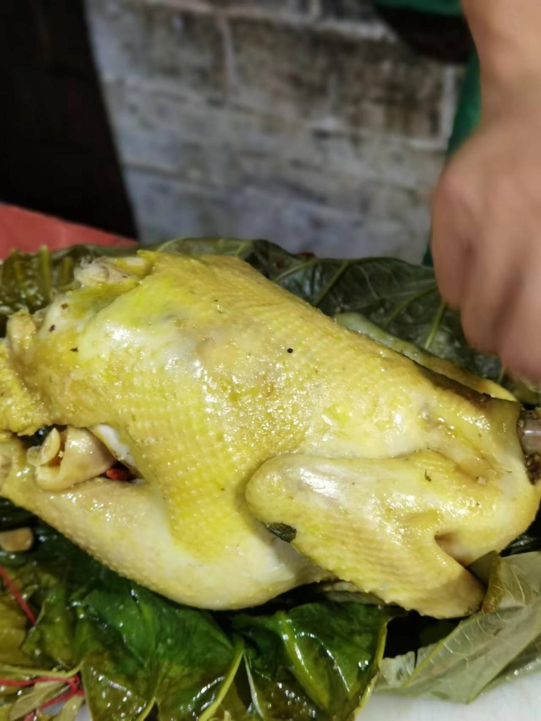 荷叶蒸鸡的做法