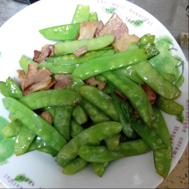 培根炒荷兰豆