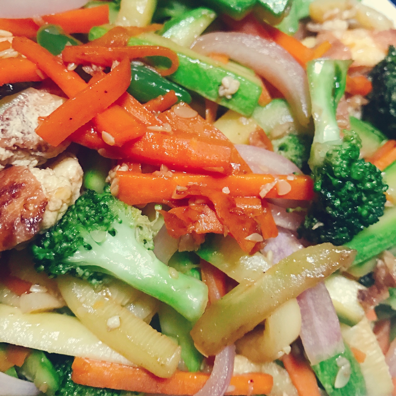 冰箱有啥煮啥的广州家常菜——什锦蔬菜大烩的做法