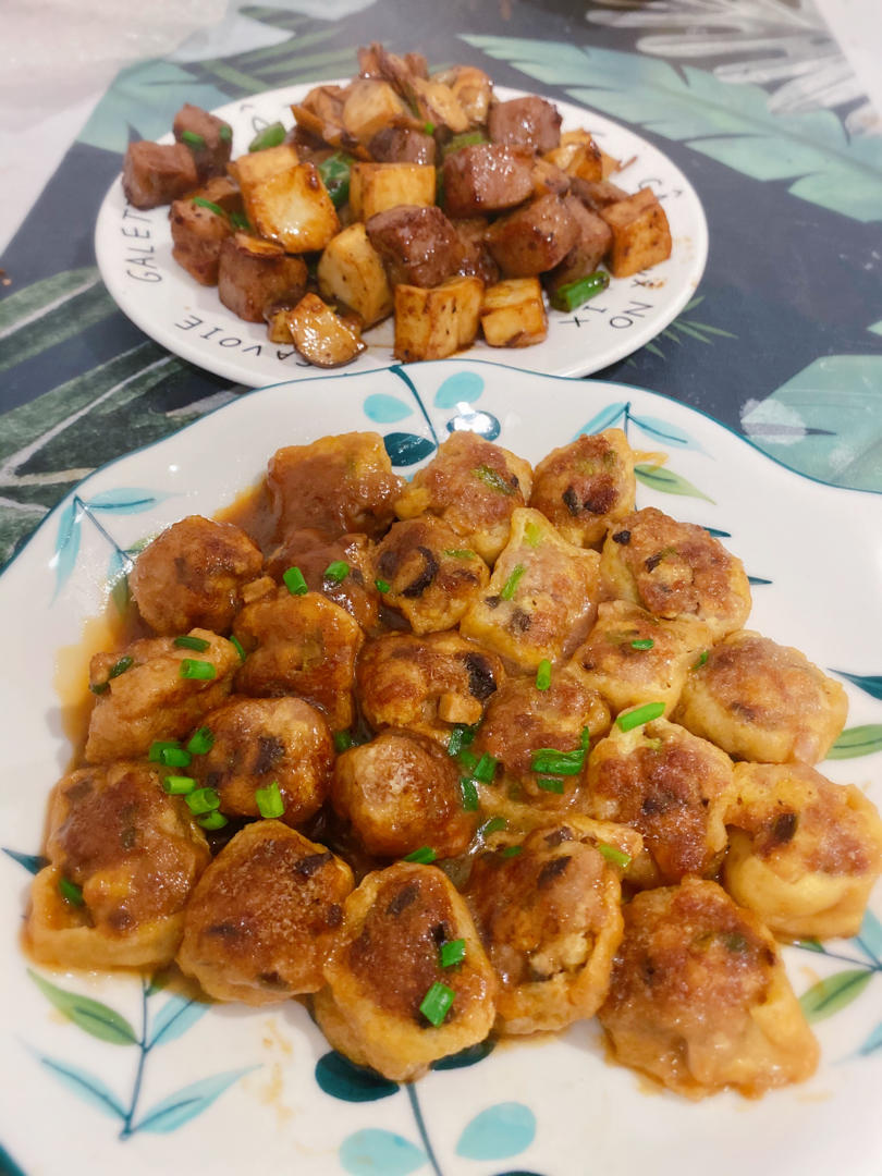 油豆腐塞肉