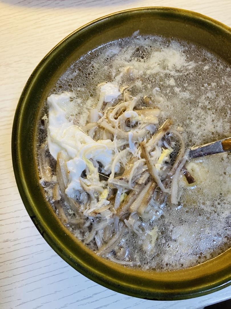 荔枝菌鸡蛋瘦肉烫