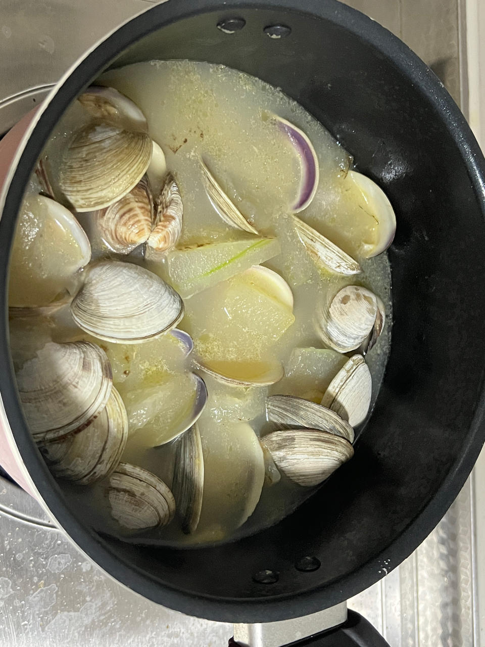 白贝冬瓜鲜味汤