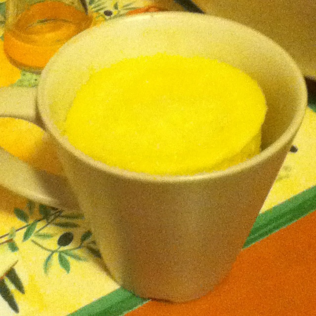 蓬松版五分钟微波炉蛋糕