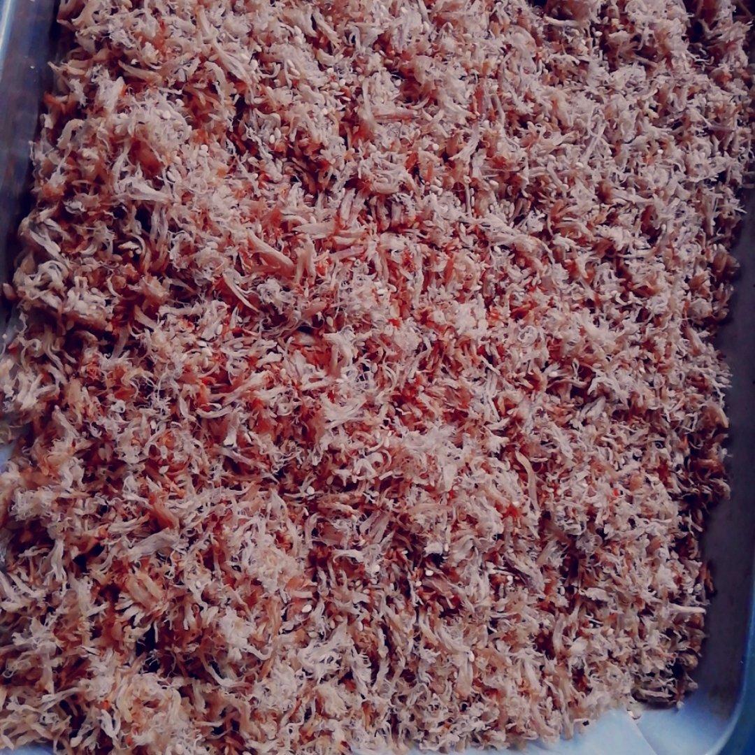 不用面包机的手工自制肉松（小时候的肉松味道）